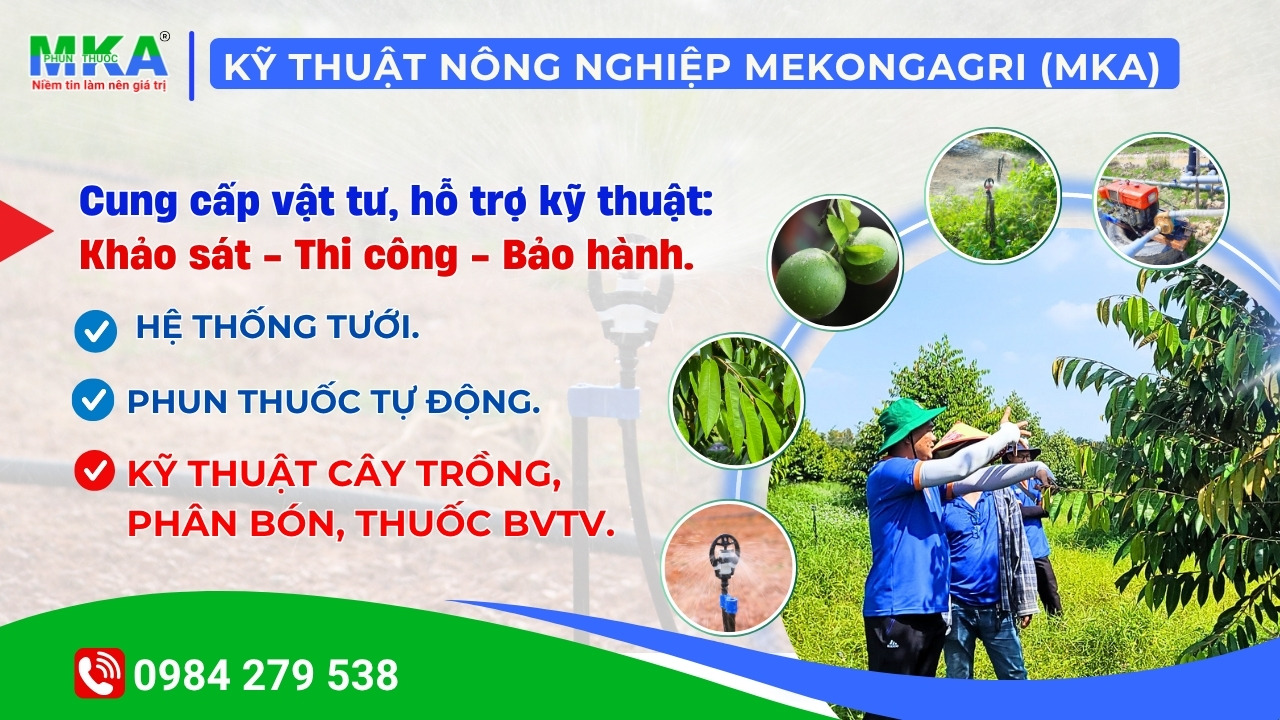 Bìa thông tin lĩnh vực chuyên môn website phunthuoctudong của Kỹ thuật nông nghiệp MKA