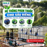 Hệ thống phun thuốc tự động cho sầu riêng (1)