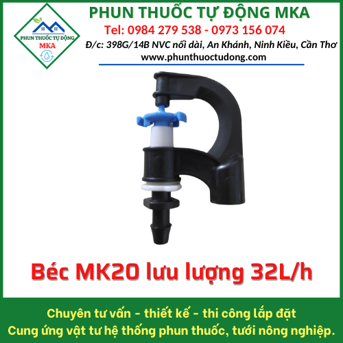 béc tưới mk20