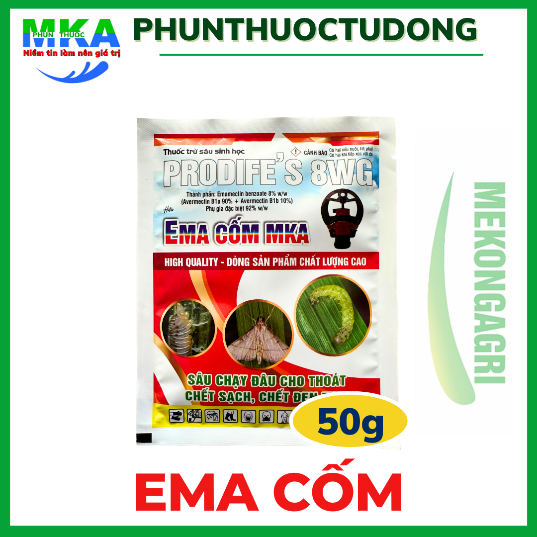 Ema cốm MKA hoạt chất Emamectin 8%