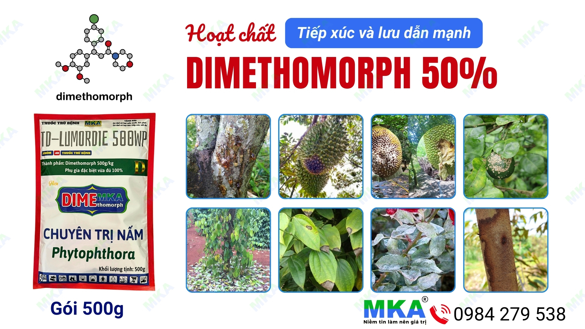 Dime MKA hoạt chất Dimethomorph