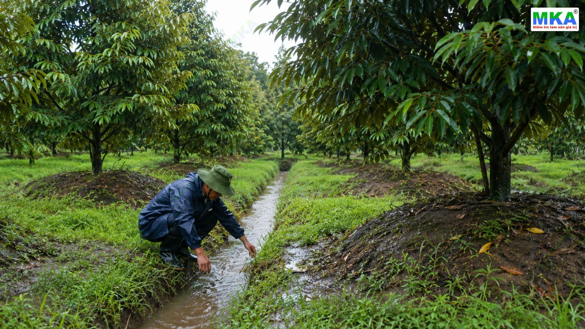 Thoát nước tốt quản lý bệnh do nấm phytophthora