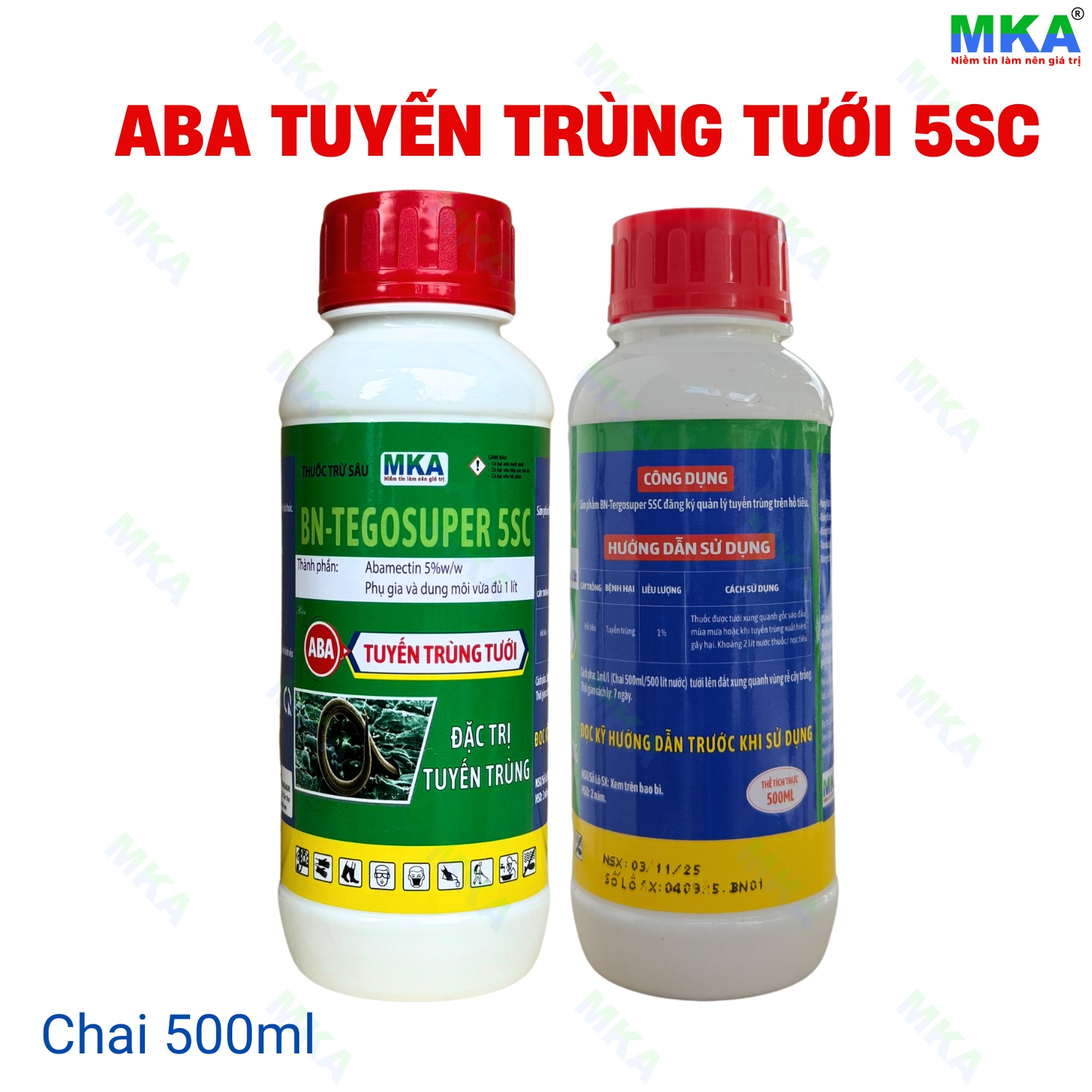 Liều sử dụng Aba tuyến trùng tưới MKA